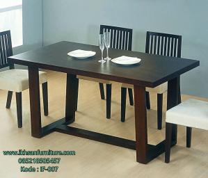 Set Meja Makan Minimalis Furniture Cafe