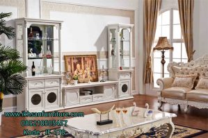 Lemari Tv Minimalis Mewah Terbaru Putih