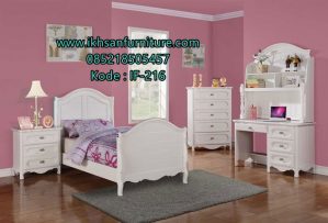 Set Tempat Tidur Anak Perempuan Minimalis