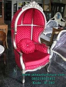 Kursi Kerodong Terbaru Silver Merah