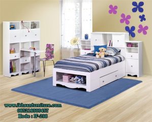 Set Kamar Anak Perempuan Klasik Putih