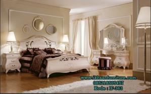 Set Kamar Tidur Mewah Klasik Elegan Modern