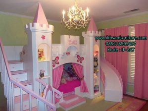 Tempat Tidur Anak Kastil Princess Mewah