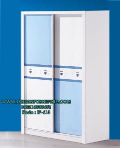 Lemari Baju Anak Pintu Sliding Minimalis Modern
