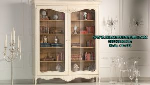 Lemari Buku Kaca Minimalis Modern