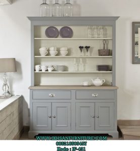 Lemari Dapur Terbaru Kayu Cat Duco
