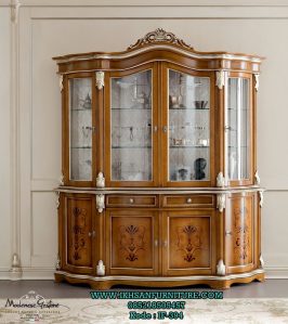 Lemari Pajangan Kayu Jati Terbaru