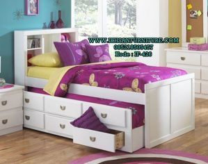 Tempat Tidur Anak Berlaci Model Sorong