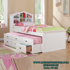 Tempat Tidur Sorong Laci Minimalis Modern
