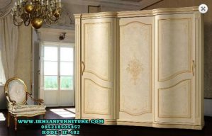 Almari Baju Mewah Pintu Lengkung Terbaru