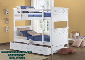 Tempat Tidur Tingkat Murah Cat Duco