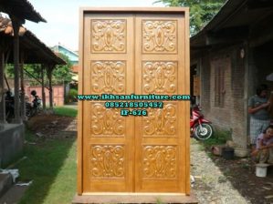 Pintu Utama Ukir Jati