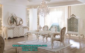 Meja makan Minimalis Klasik 6 Kursi Modern