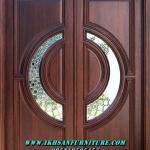 Pintu Rumah Kaca Patri Kayu Jati