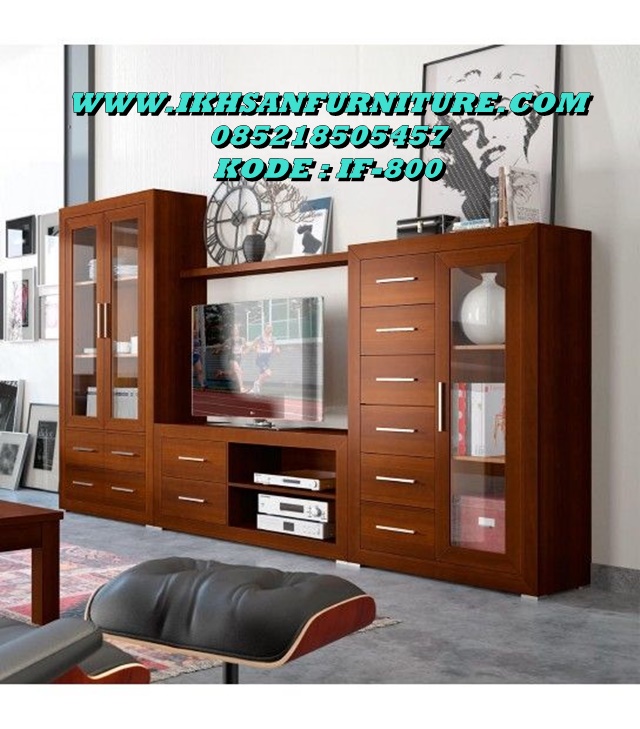  Lemari  Meja Tv Kayu  Jati Modern  Ikhsan Furniture Jepara 