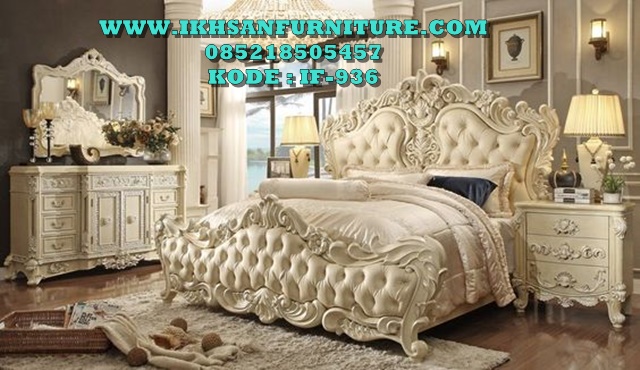 Set Tempat Tidur Ukir Klasik Eropa Style